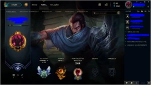 Conta diamante IV Solo/Duo , Diamante V Flex, Ouro V 3x3 - League of Legends LOL