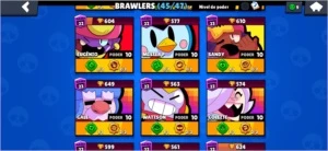Conta Brawl Stars - 26.000 troféus - 45/47 brawlers