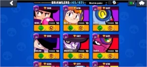 Conta Brawl Stars - 26.000 troféus - 45/47 brawlers