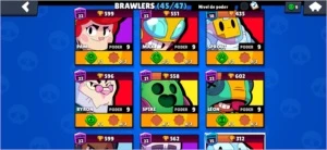 Conta Brawl Stars - 26.000 troféus - 45/47 brawlers