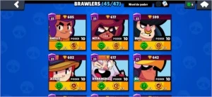 Conta Brawl Stars - 26.000 troféus - 45/47 brawlers