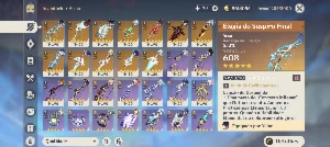 Conta Rank 60, Furina C3, Scara C2, Hutao C1 E +35Tier 5* - Genshin Impact