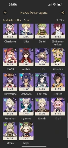 Conta Rank 60, Furina C3, Scara C2, Hutao C1 E +35Tier 5* - Genshin Impact
