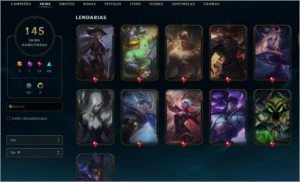 Conta 2011, Kayle Juiza, 7 Miticas, Icones raros - League of Legends LOL