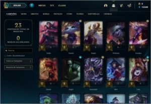 Conta Platina - Sem email confirmado - 15k+ Essência Azul - League of Legends LOL