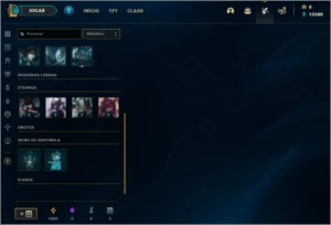 Conta Platina - Sem email confirmado - 15k+ Essência Azul - League of Legends LOL