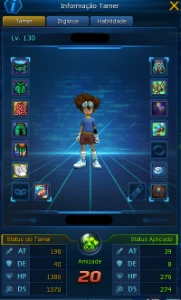 Conta inciante bem adiantada LADMO servidor Alphamon - Digimon Masters Online
