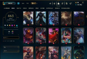 Ouro 3 com TODOS os Champs e 463 Skins ( MID / ADC / JG ) - League of Legends LOL