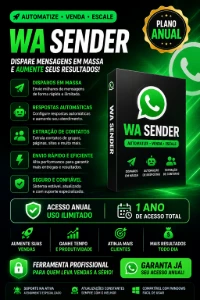 Wa Sender 5.0.8 assinatura anual  - Outros