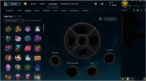 Conta Diamante IV (FLEX), Platina III (SOLOQ/TFT) e 260 skin - League of Legends LOL