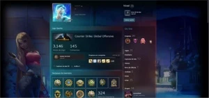 CONTA CSGO PRIME GLOBAL +MEDALHAS E SKINS+CONTA STEAM LVL 45 - Counter Strike