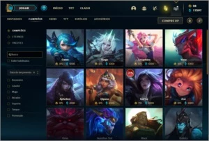 Conta ouro 4 com 68 skins e 128 champs - League of Legends LOL
