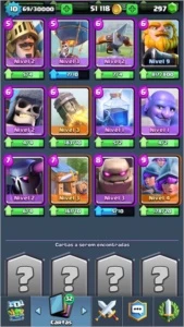 CONTA NÍVEL 10 (COM MAGO DE GELO), 51K+ OURO, ARENA 8 - Clash Royale