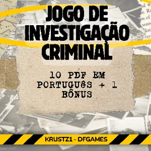 Jogo - Investigação Criminal - 10 PDF's + bonus