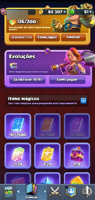 Conta rara e bem evoluida aceito proposta - Clash Royale