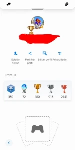 Conta PlayStation – 72 PLATINAS | 3.739 TROFÉUS | Nível 359 - Outros