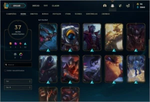 CONTA LOL PRATA 1 , 40 SKINS , 90 CHAMPIONS (ex OURO) - League of Legends