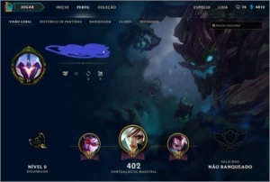 Conta LoL lv 37, unranked, Quase todos champs desbloqueados - League of Legends