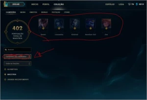 Conta LoL lv 37, unranked, Quase todos champs desbloqueados - League of Legends