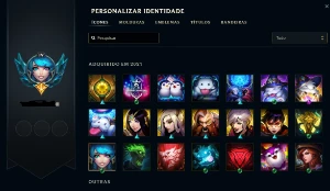 CONTA DE LOL PLATINA 78% DE WIN RATE - SEM RISCO DE BANIMENT - League of Legends