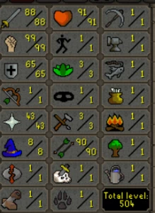 Vendendo conta Main semi pronta pra P2P - Runescape RS