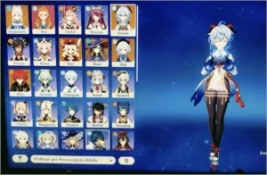 Ar 55. Ganyu, Klee, kokomi, qiqi, mona e diluc - Genshin Impact