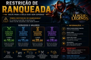 🎮 Remoção De Restrição De Ranqueada — League Of Legends LOL