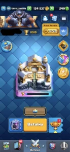 Conta de clash royale lvl 62