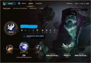 Conta Unranked 22 Campeões 6 Skins! - League of Legends LOL