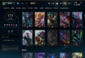 Unranked com TODOS os Champs e 175 Skins ( ADC / MID / TOP ) - League of Legends LOL