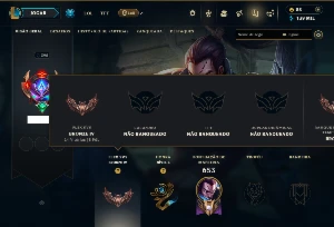 Unranked com TODOS os Champs e 175 Skins ( ADC / MID / TOP )