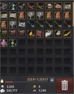 Conta Hashashin264/305 com 2020 perolas 2pet-T4 e 3-T3 - Black Desert