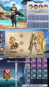 Cc Saint Seiya Serv A141 Shura Div Reparado E Defteros Repar - Saint Seiya Awakening SSA