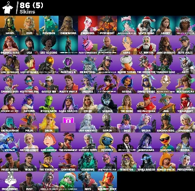 Conta Fortnite | 86 Skins | Chewbacca | Entrega automática!