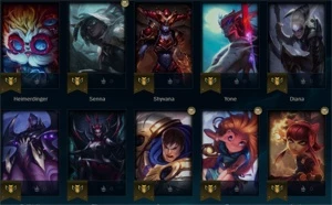 Conta Diamante 2 LoL - League of Legends