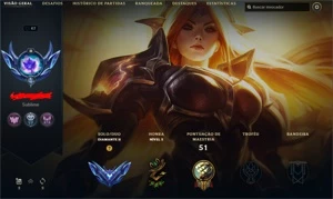 Conta Diamante 2 LoL - League of Legends