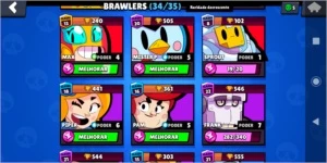 BRAWL STARS +15K DE TROFÉUS FALTANDO APENAS O SANDY.