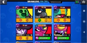 BRAWL STARS +15K DE TROFÉUS FALTANDO APENAS O SANDY.