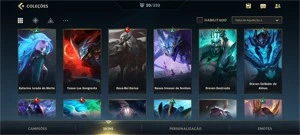 CONTA MESTRE + PASSES ATUAIS + VÁRIAS SKINS - League of Legends: Wild Rift LOL WR