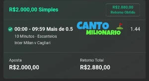 Grupo de escanteios com + 97% de assertividade - Outros