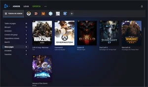 Conta blizzard com vários jogos