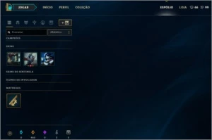 CONTA UNRANKED 45 CHAMPS - 6 SKINS - League of Legends LOL
