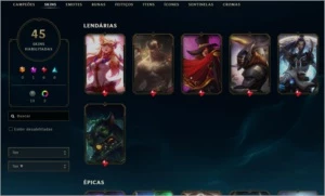 CONTA LOL DIAMANTE 4 - League of Legends
