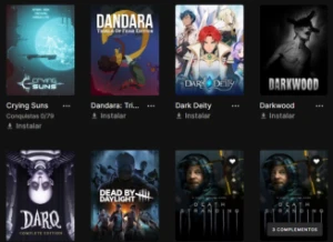 Conta Epic Games Com Mais de 180 Jogos - Steam