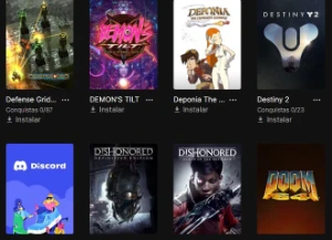 Conta Epic Games Com Mais de 180 Jogos - Steam