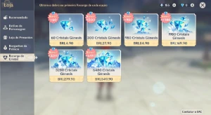 PROMOÇÃO Conta Top Genshin Impact 