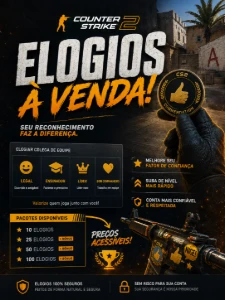 50 Elogios para CS 2 - Counter Strike