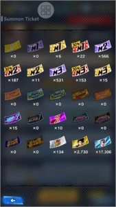 Conta DB Legends 1650 tickets de Summon