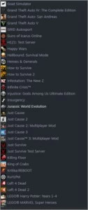 Vendo conta da steam 192 games títulos grandes