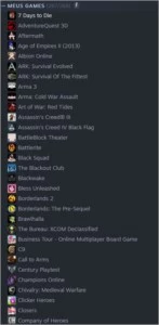 Vendo conta da steam 192 games títulos grandes